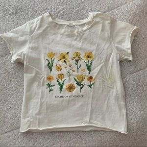FLOWER CROP TOP⭐️